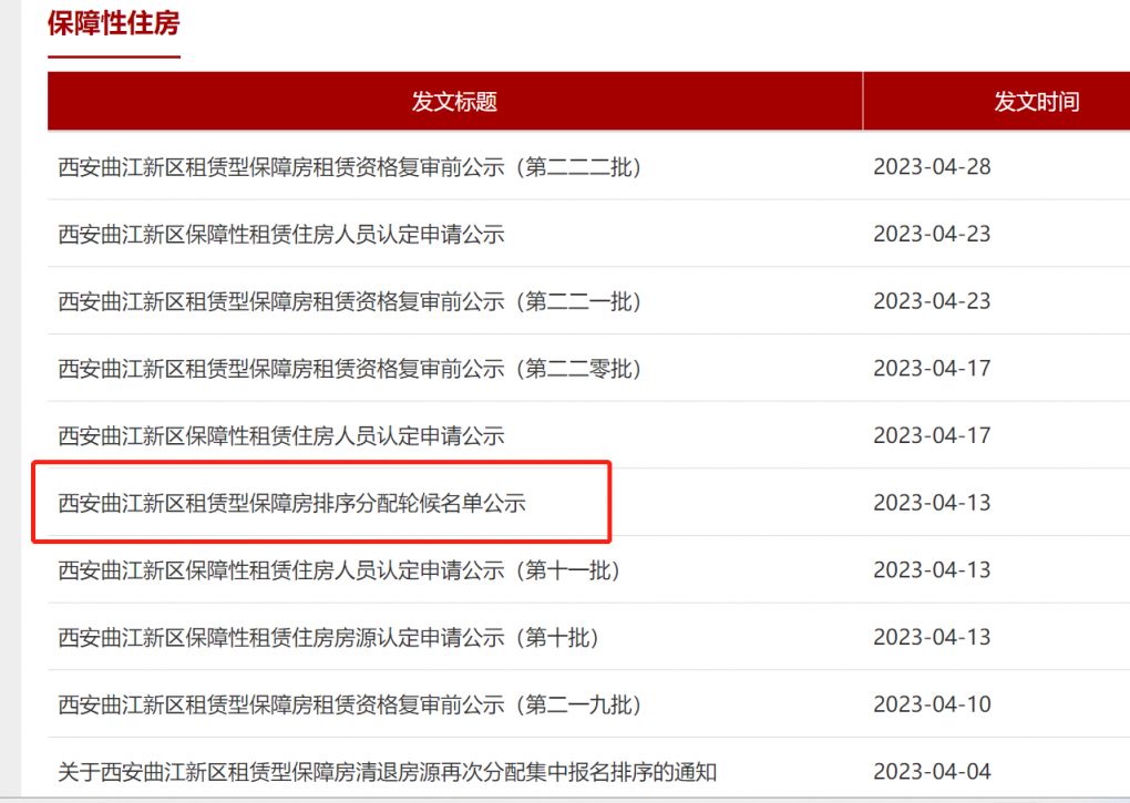 西安公租房搖號結(jié)果如何查詢？西安公租房搖號介紹